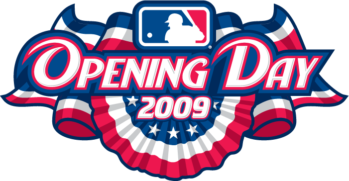 MLB Opening Day 2009 Primary Logo t shirts iron on transfers